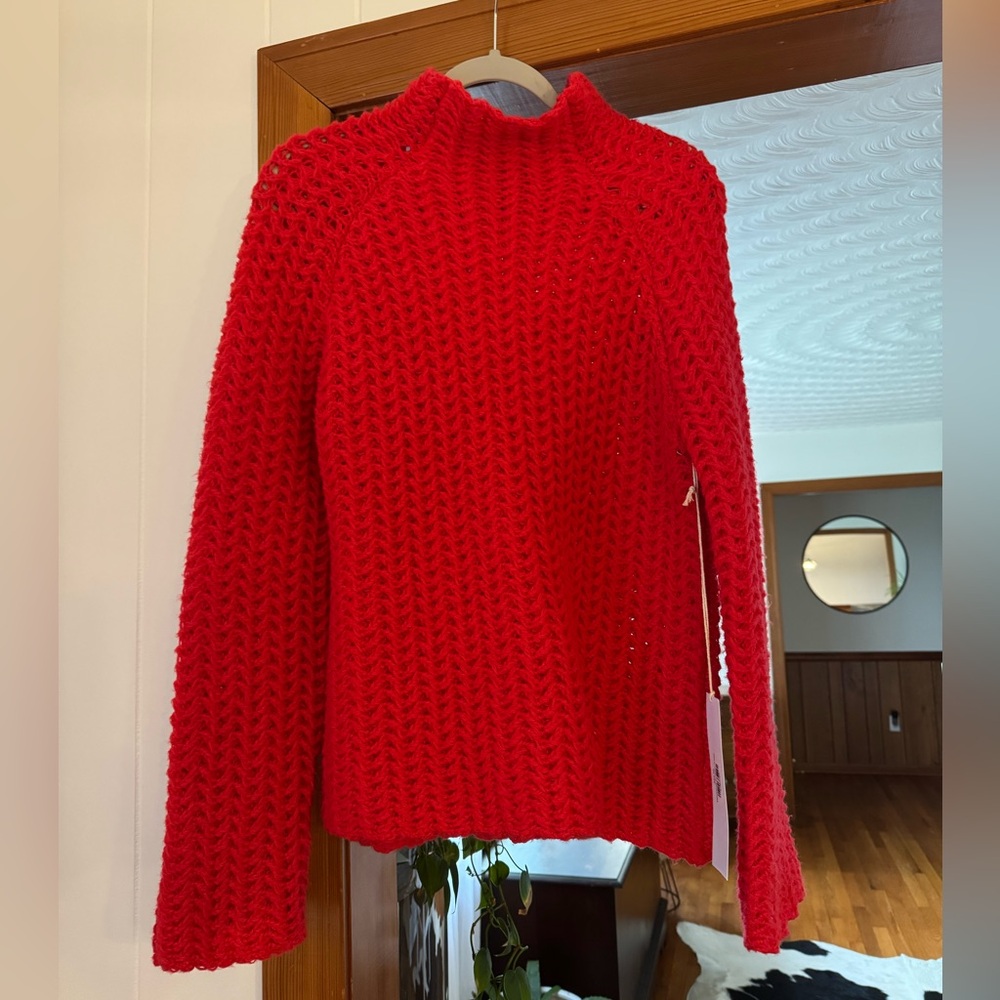 Lumiere Vibrant Red Women's Sweater